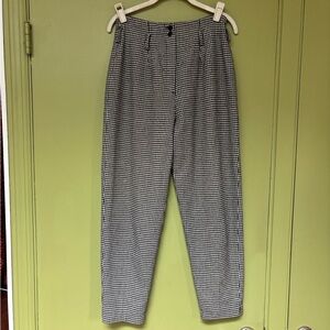 VINTAGE Women’s high waisted Houndstooth lined pants